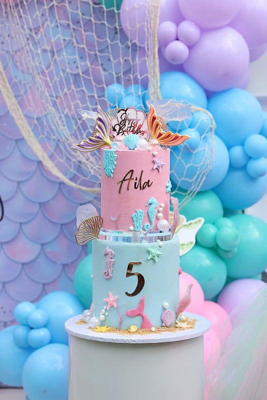 Mermaid Tiered Cake