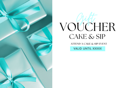 Cake & Sip Event Gift Voucher